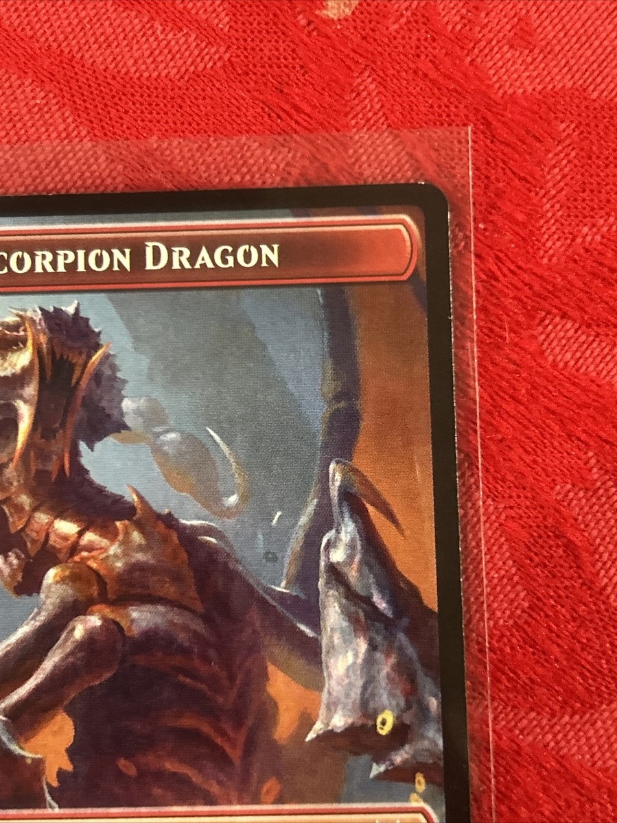 MTG - Scorpion Dragon Token - Outlaws of Thunder Junction NM Magic