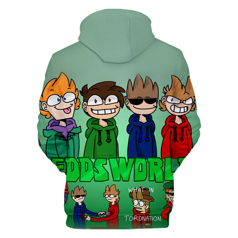 Cosplay Eddsworld Edd Tord Matt Tom 3D T-Shirts Adult Kids Sport