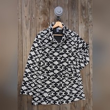Chelsea & Theodore Coat Black And White S