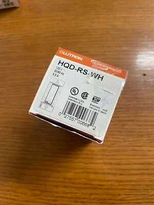 Lutron Homeworks QS HQD-RS-WH (NEW AND UNUSED IN-BOX)