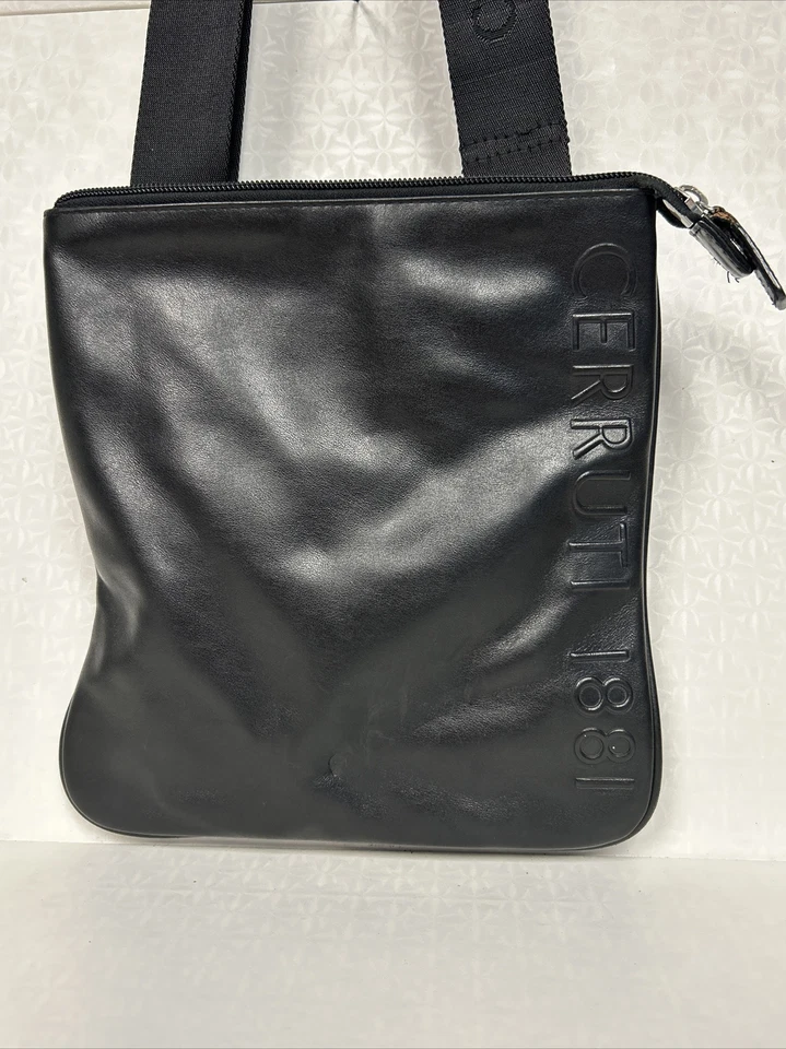 Bolso de hombro de cuero Cerruti Foto 3 de 4