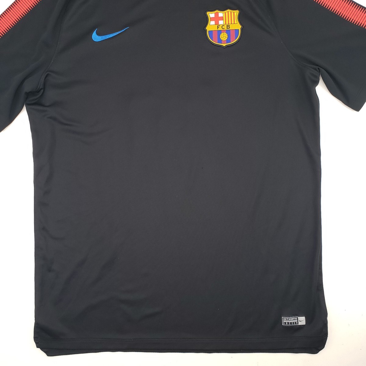 2017-2018 Nike FC Barcelona Training Jersey Black Dri Fit 2017-2018 Nike FC Barcelona Training Jersey Black Dri Fit