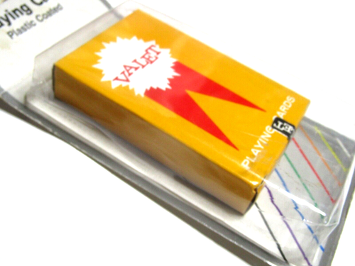Vintage Valet Plastic Coated Playing Cards Sealed New Old Stock - Picture 6 of 6