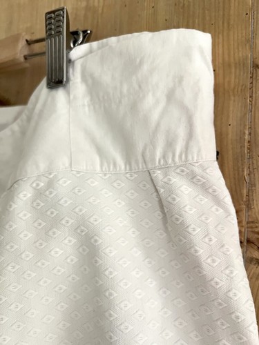 Viktorianische französische DAMASKEN Baumwolle PROVENCE PETTICOAT FLANELL MV mono c1890 - Bild 16 von 24