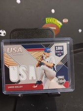 2020 Panini Elite Extra Edition #USAM-JK Jared Kelley USA Material Black
