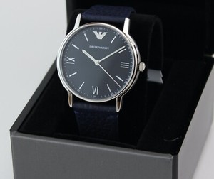 navy armani watch