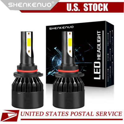 2X Xenon White 9005 LED High Beam Headlight Bulbs For Subaru Impreza Forester