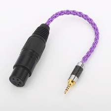 2.5mm TRRS Balanced Male to 4-Pin XLR Female Headphone Audio AUX Adapter Cable