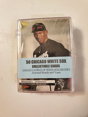 Collectable Cards 50 Chicago White Sox Assorted Brands and Years Michael Jordan 