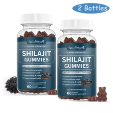 Organic Himalayan Shilajit Gummies Natural Extremely Potent Immune Energy Boost