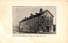 Daniel Green Felt Shoe Company Dolgeville NY Divided Postcard Posted 1913