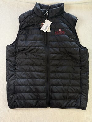 NWT Core 365 Warm Logik Mens Large Packable Puffer Vest Black * Logo Read * NEW