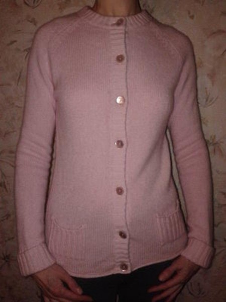 Women Peter Hahn Sweater Pink Cashmere 36 / S / 44 #C90E