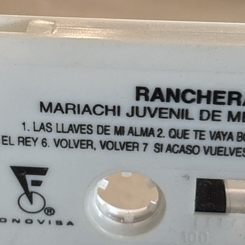 Rancheras De Mi Alma Mariachi Juvenil De México De Francisco (Cassette) Pistas - Picture 5 of 9