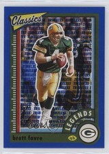 2022 Classics Legends Timeless Tributes Light Blue /125 Brett Favre HOF 0ud4