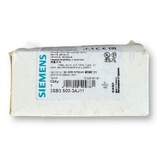 Siemens 3SB3500-3AJ11 22mm Key Operated Selector Switch 2 Position w/ Holder