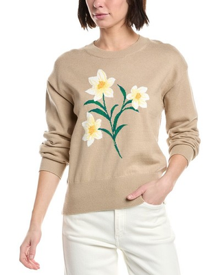 #ad #ad Draper James Daffodil Crewneck Wool Blend Sweater Women#x27;s $59.99