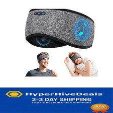 20-Hour Bluetooth Headband Headphones for Sleeping, Yoga,  Travel - Lightweight