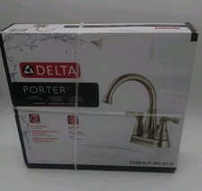 Delta Porter 4 in Centerset Bathroom Faucet 2 Handle Chrome 25984LF-ECO