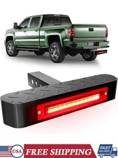Hitch Step with Light 108 LED Lighting(6 Mode) Series Steel Hitch Bar 700lbs Max