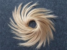 Haarteil Haargummi Lichtblond Blond Zopf Hochsteckfrisur