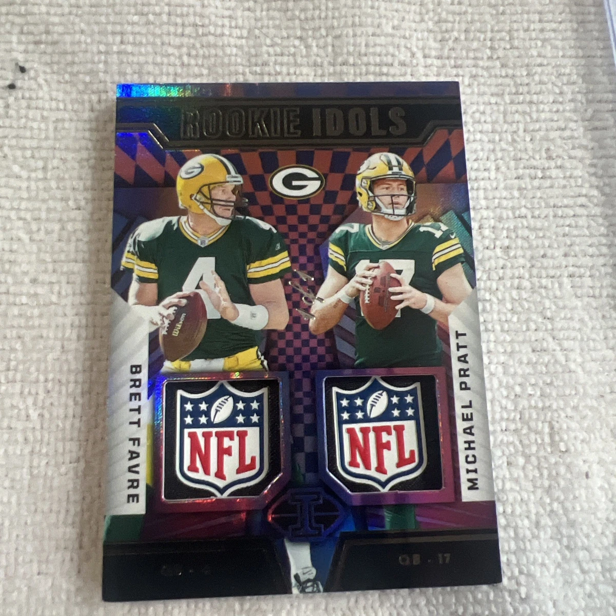 Panini Brett Favre Football Sports Trading Cards & Accessories
