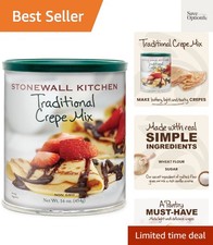 Easy-to-Make Traditional Crepe Mix, 16 Ounces - Create Sweet or Savory Treats