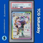 2024 POKEMON SV BS PROMO PRISMATIC EVOLUTIONS PREM FIG COL #176 UMBREON EX PSA 9
