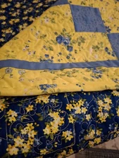 Beautiful Handmade Irish Chain Quilt