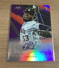 Christian Javier RC 2021 Topps Fire Autograph Card 38/50, Topps Certified