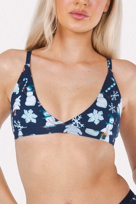 Shinesty ''The Big Blizzard'' Naughty Snowmen Boob Hammock  Triangle Bralette
