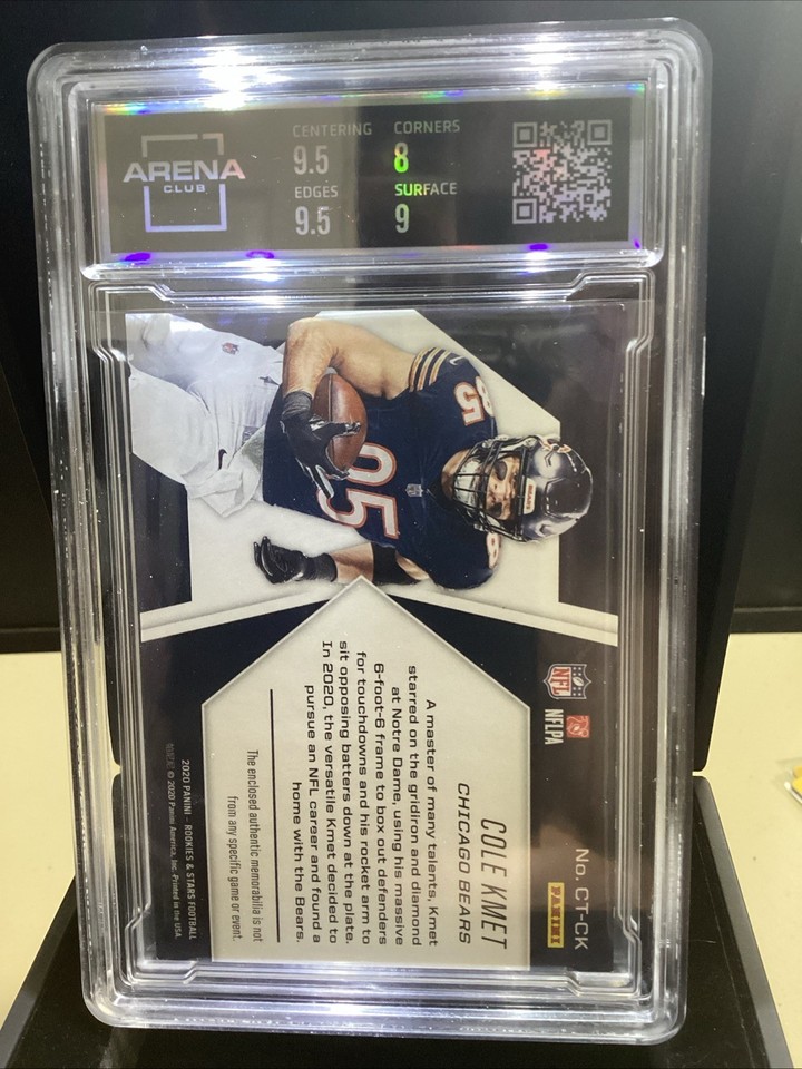 2020 Panini Rookies & Stars Rookie Cole Kmet Cross Trainin Relics ...