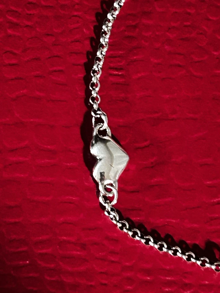 Tobillera retirada Brighton Kiss N Tell cristal plata Foto 3 de 4