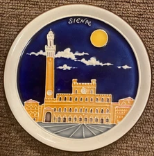 Creazioni Luciano Ceramic Decorative Tile Plaque Plate Salerno Italy Handpainted