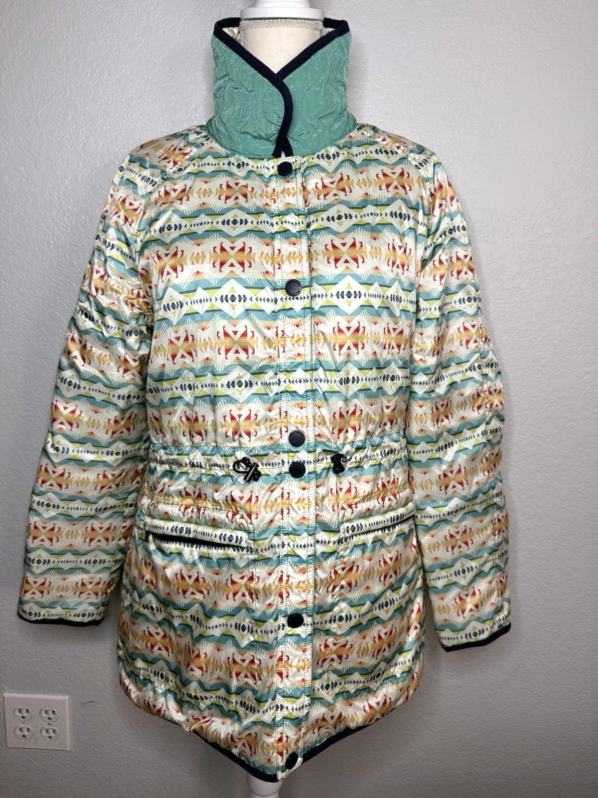 Pendleton Reversible Jacket Lightweight Quilted A… - image 1