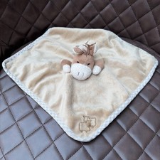 Jomanda Park Farm bambino morbido peluche asino cavallo piumone coperta ciuccio bianco