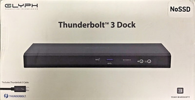 Glyph Thunderbolt 3 Docking Station GLTB3DOCK New SEALED No SSD