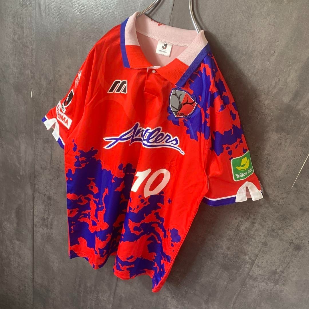 Mizuno Kashima Antlers 95 Retro Uniform No. 10 XL Men's