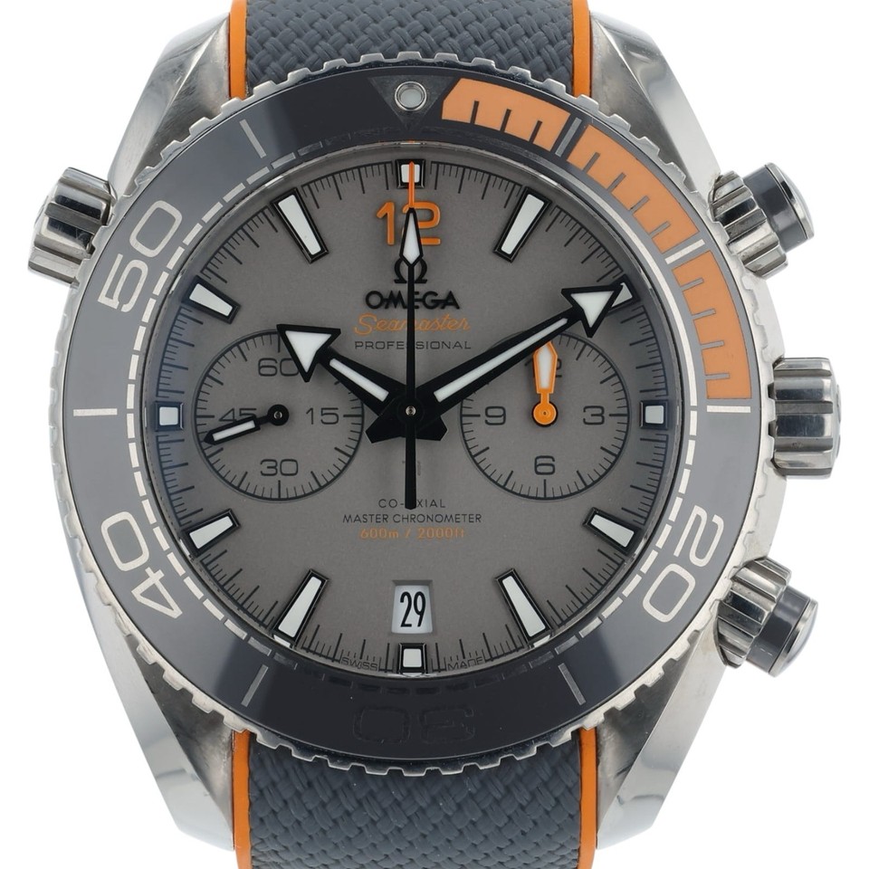 Omega Seamaster Planet Ocean Titanium Gray Dial 45.5mm Mens 215.92.46 ...