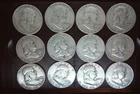 90% Silver Franklin Half Dollars 20 Coin Roll