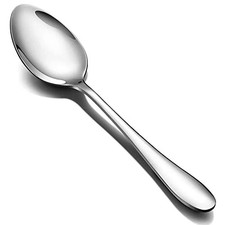 Stainless Steel Dinner Spoon,Large Tablespoons,8-Inches  12-Piece