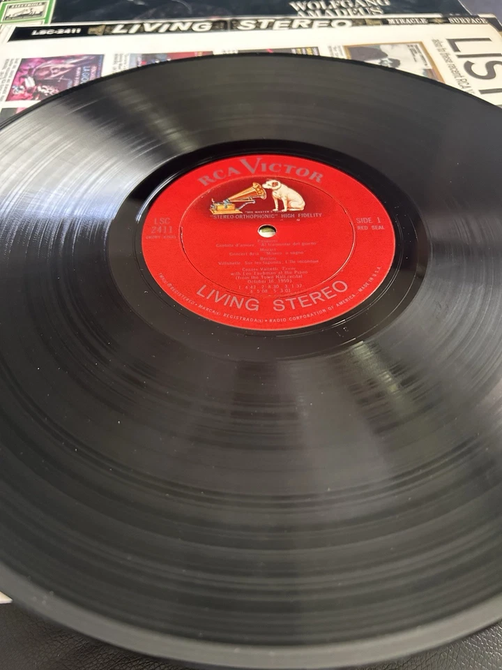 RCA Living Stereo LSC-2411 - CESARE VALLETTI Promo Copy - Shaded Dog LS - Image 2 of 4