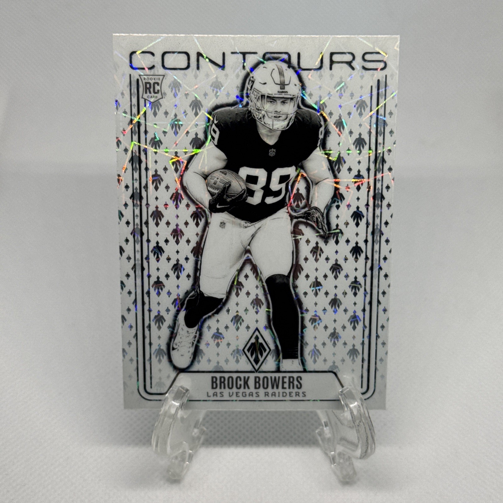 2024 Panini Phoenix - Contours Brock Bowers #CON-BBS Lazer (RC) Raiders