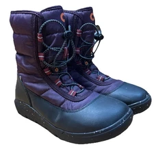 Bogs Girls' 4 Boot Skyline Snowcata Winter Round Toe Insulated Waterproof Snow