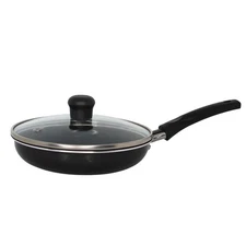 Ceramic Nonstick Frying Pan with lid, Egg Pan, Omelet Pans, 6.3 Inch, Aluminium
