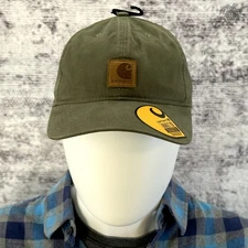 NWT Carhartt Men's Odessa Canvas Adjustable Hat Cap - Green - One Size - AH0289