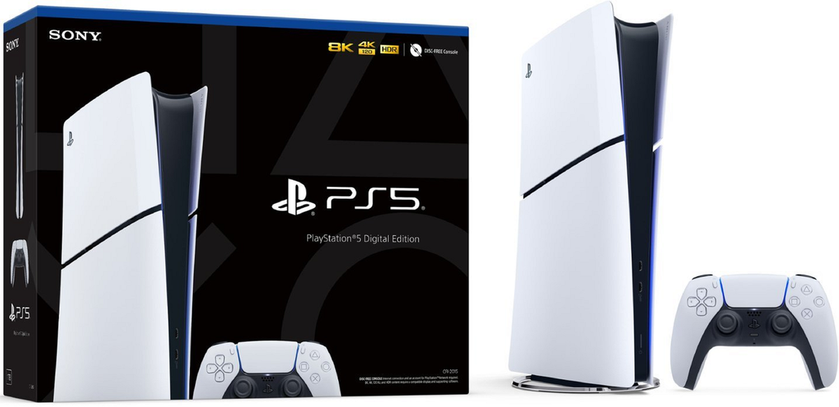 Sony PlayStation 5 Slim Console Digital Edition, White | eBay