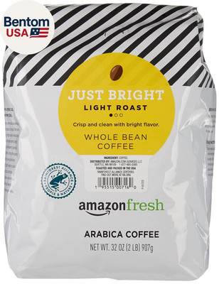 , Just Bright Whole Bean Coffee Light Roast, 32 Oz