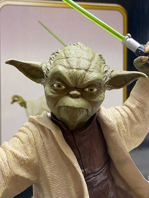 Yoda Attakus Statue 1/5 Star Wars 2004 0016/1500 nie ausgestellt komplett