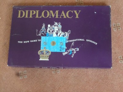 DIPLOMATIE VON GAMES RESEARCH 1971 99% KOMPLETT GUTER ZUSTAND PORTOFREI